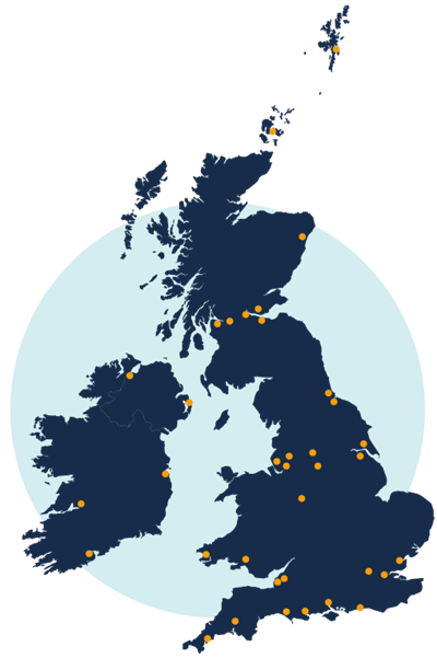 DLG UK Ireland Map